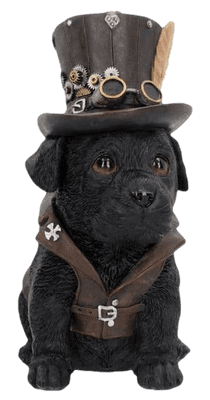 Steampunk Cogsmiths Dog Sculpture