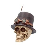 Steampunk The Aristocrat Skull Ornament | Nemesis Now Steampunk Ornaments Hythe Kent UK