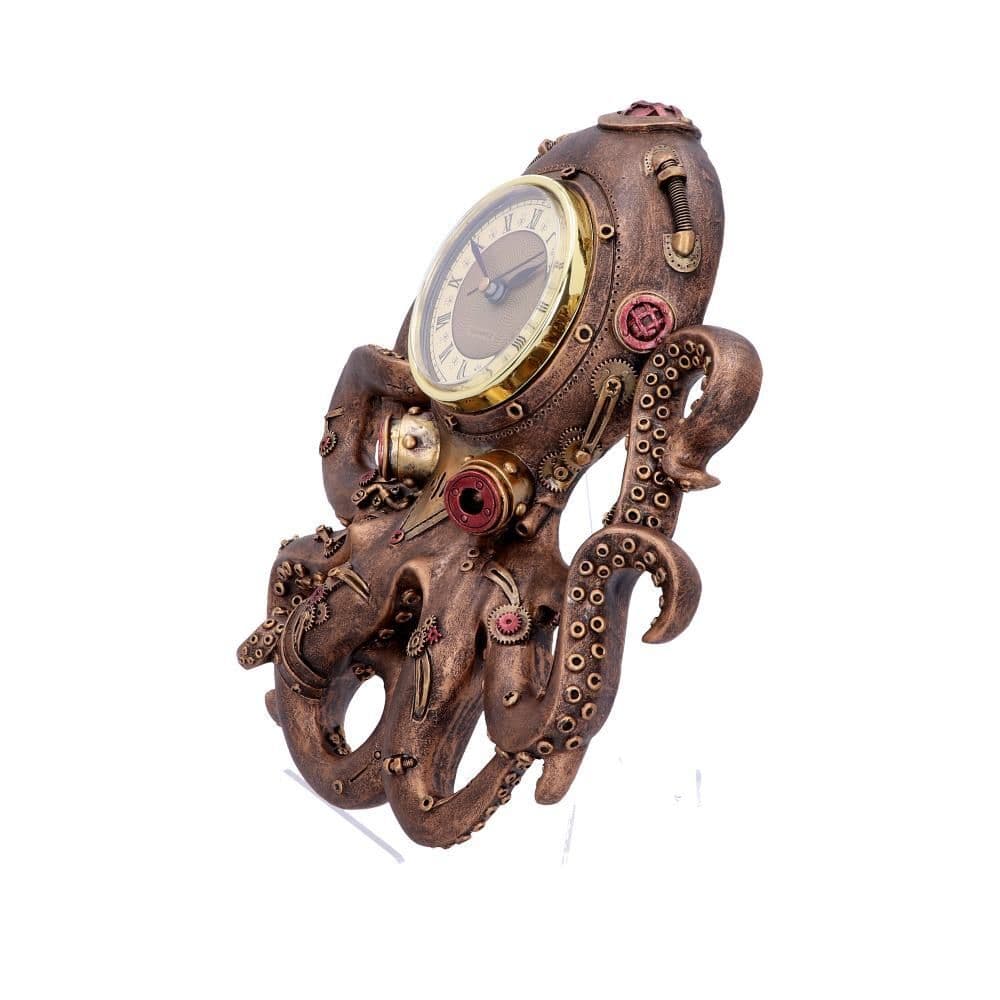 Steampunk Wall Hanging Octoclock | Nemesis Now Steampunk Ornaments ...