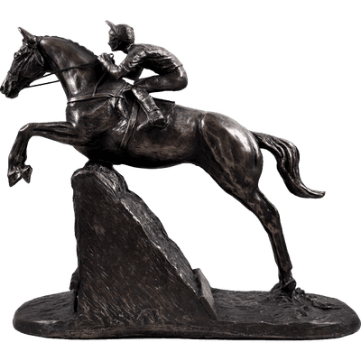 Steeple Chaser Cold Cast Bronze Sculpture