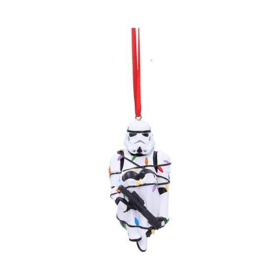 Stormtrooper In Fairy Lights Hanging Ornament | Nemesis Now Star Wars Collectible Shop Whitfield Kent UK