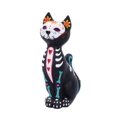Sugar Puss Day Of The Dead Cat Ornament