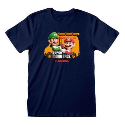 Super Mario Bros Plumbing Mens T Shirt