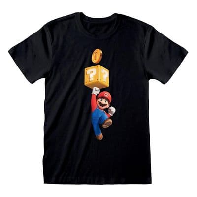 Super Mario Bros Super Jump Coin Punch Mens T Shirt