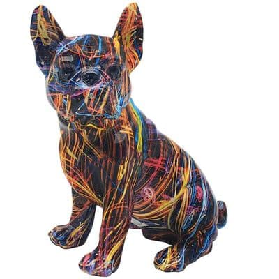 Supernova French Bulldog Abstract Splash Art Ornament