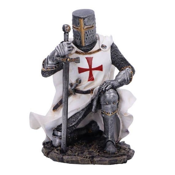 Take The Knee Medieval Knight Templar Figurine | Nemesis Now Deal Kent