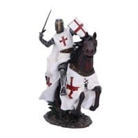 Take To Your Steed Medieval Knight Templar Figurine | Nemesis Now Deal Kent
