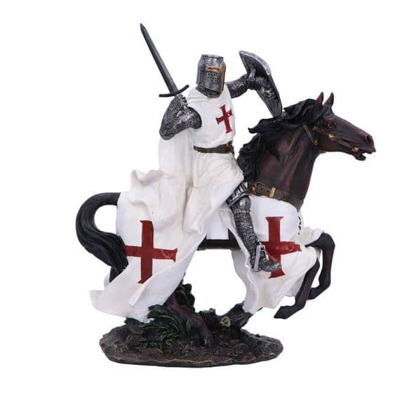 Take To Your Steed Medieval Knight Templar Figurine | Nemesis Now Deal Kent