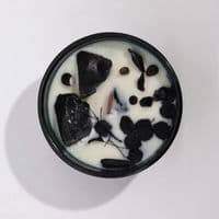The Knight Of Swords Crystal Magic Flower Soy Wax Candle | Hop Hare Candles Deal Kent