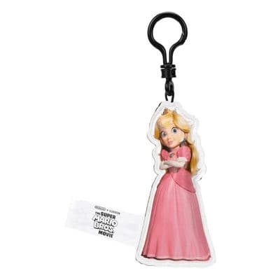 The Super Mario Bros. Movie Princess Peach Plush Keychain