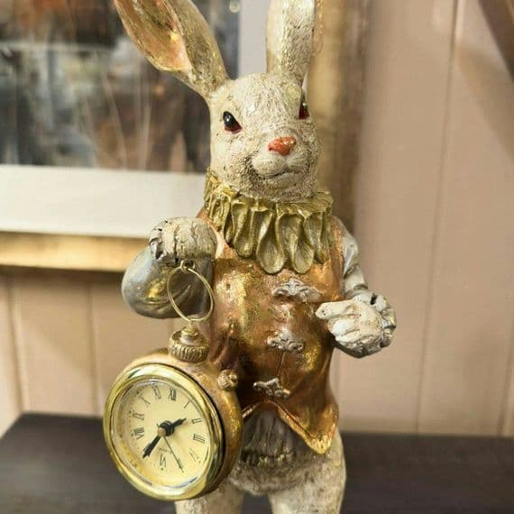 The White Rabbit Standing Clock Figure | Bonnebombe Deal Kent
