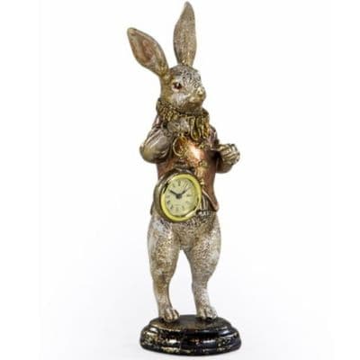 The White Rabbit Standing Clock Figure
