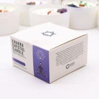 Third Eye Chakra Inner Balance Crystal Gemstone Candle | Aromatherapy Candle Shops InBroadstairs Kent UK