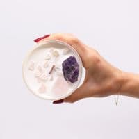 Third Eye Chakra Inner Balance Crystal Gemstone Candle | Aromatherapy Candle Shops InBroadstairs Kent UK