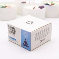 Throat Chakra Inner Balance Crystal Gemstone Candle | Aromatherapy Candle Shops InFolkestone Kent UK