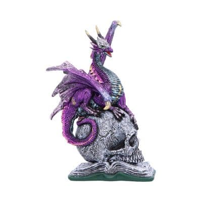 Titan's Reign Majestic Purple Dragon Figurine