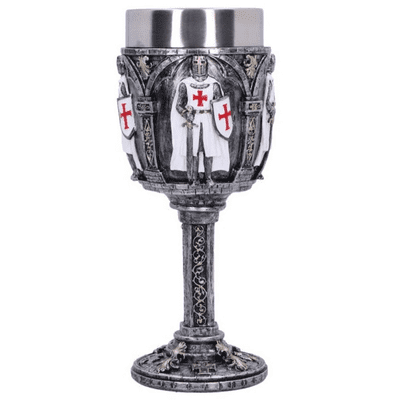 Valiant Knight Templars Wine Goblet