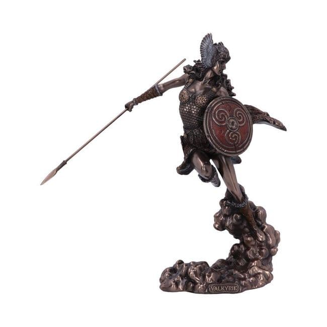 Valkyrie s Flight Norse Female Viking Warrior Figurine