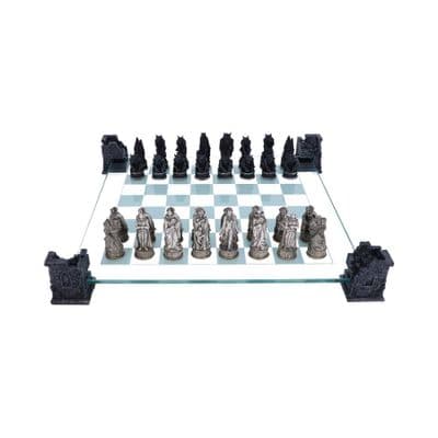 Vampire & Werewolf Chess Set With Corner Towers