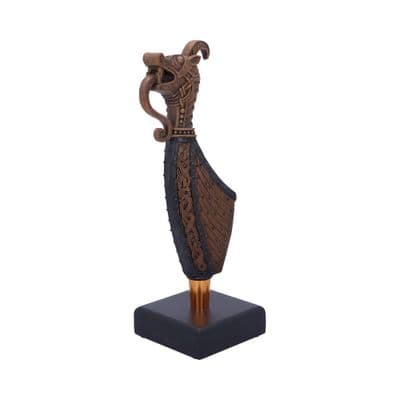 Viking Norse Dragon Head Longship Figurine
