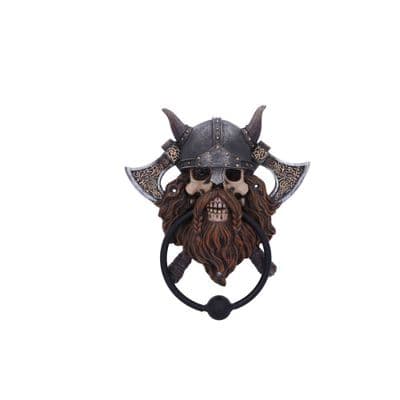 Viking Visit Skull Door Knocker
