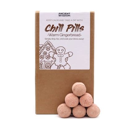 Warm Gingerbread Chill Pill Mini Bath Bomb Gift Pack