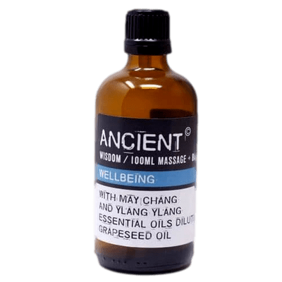 Wellbeing Essential Oil And Grapeseed Massage And Bath Oil