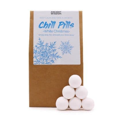 White Christmas Chill Pill Mini Bath Bomb Gift Pack