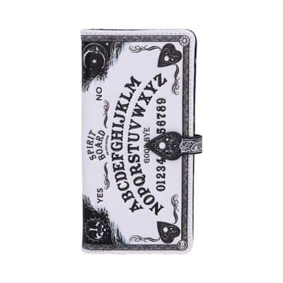 White Ouija Spirit Board Occult Embossed Purse