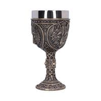 Wild Thirst Medieval Wolf Wine Chalice | Nemesis Now Shop Deal Kent UK