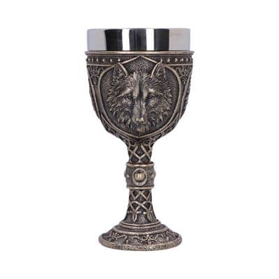 Wild Thirst Medieval Wolf Wine Chalice