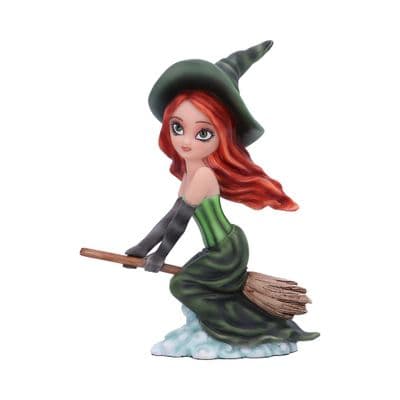 Willow Cute Green Witch Figurine