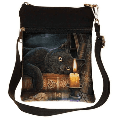 Witching Hour Black Cat Shoulder Bag