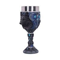 Wolf Moon Lunar Phase Wine Goblet | Nemesis Now Shop Westwood Cross Kent UK