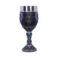 Wolf Moon Lunar Phase Wine Goblet | Nemesis Now Shop Westwood Cross Kent UK