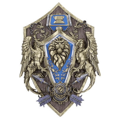 World Of Warcraft Alliance Wall Plaque
