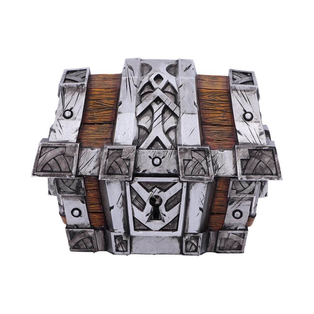 Wow Storage Containers World Of Warcraft Silverbound Treasure Chest Storage Box | Nemesis Now ...