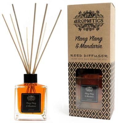 Ylang Ylang & Mandarin Essential Oil Reed Diffuser - 200ml