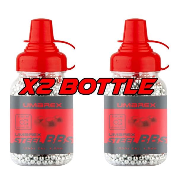 1500 X 2 UMAREX Air Rifle Pistol Airgun Gun Steel .177 BB Ammo Pellets Metal