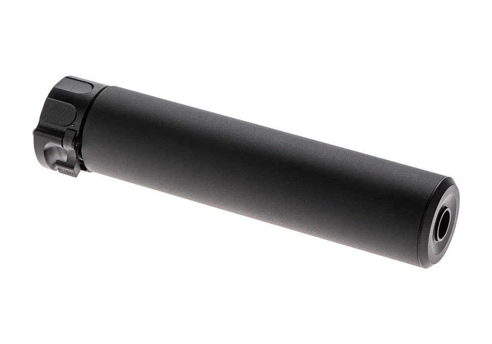 5KU Socom 5.56 Airsoft Silencer 180mm 14mm CCW Black