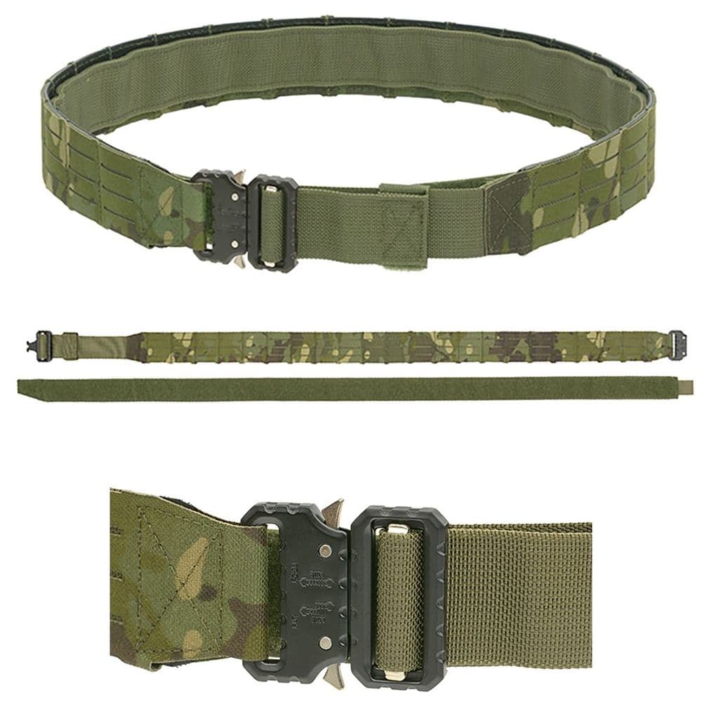 8 Fields Laser Cut Molle Tactical Duty Range Belt QR CP Tropic Airsoft