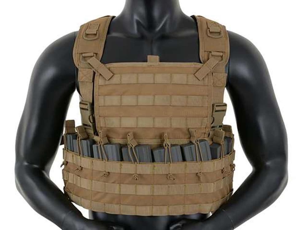 8 Fields Rifleman Molle Chest Rig Harness Coyote