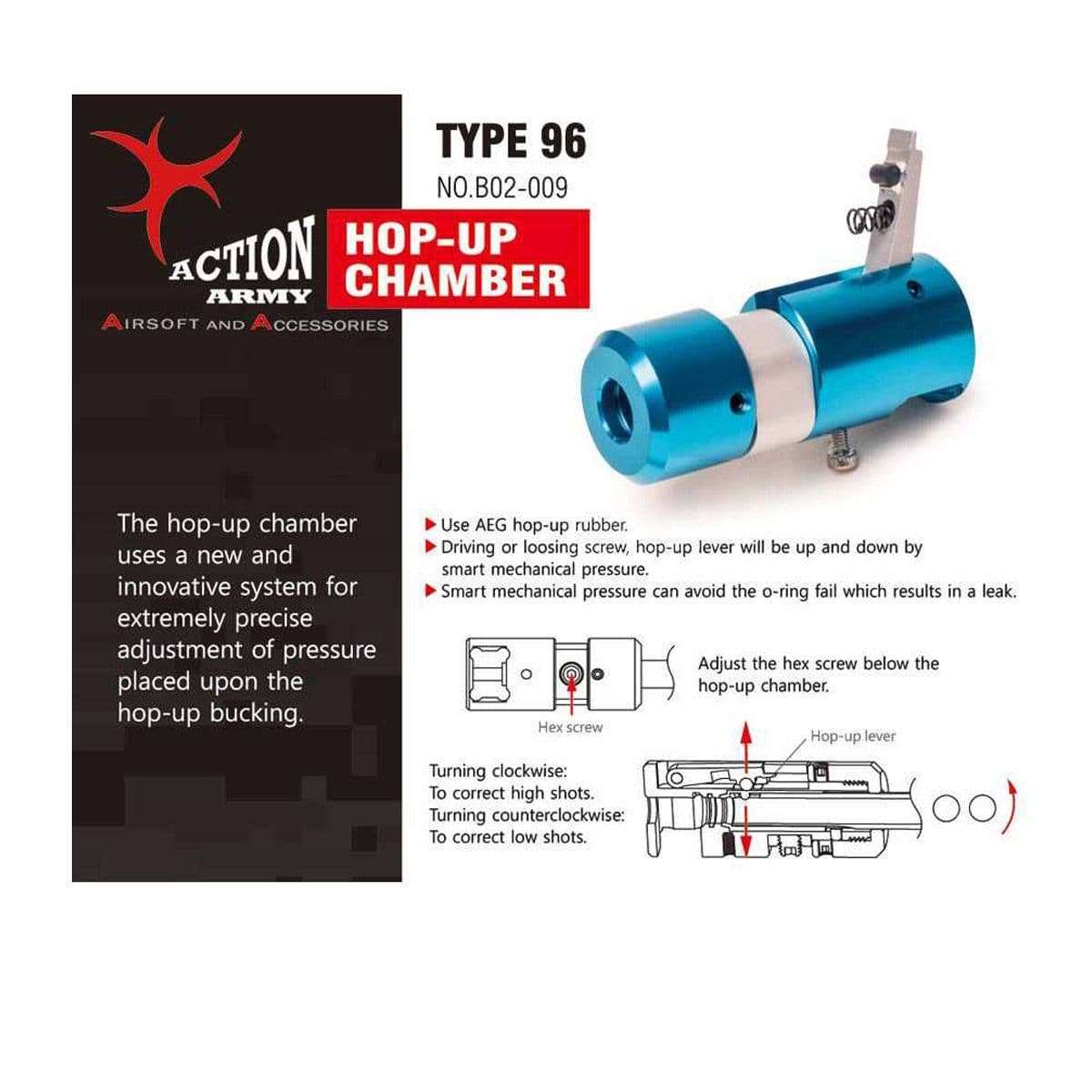 Action Army Airsoft L96 Hop Up Unit Chamber