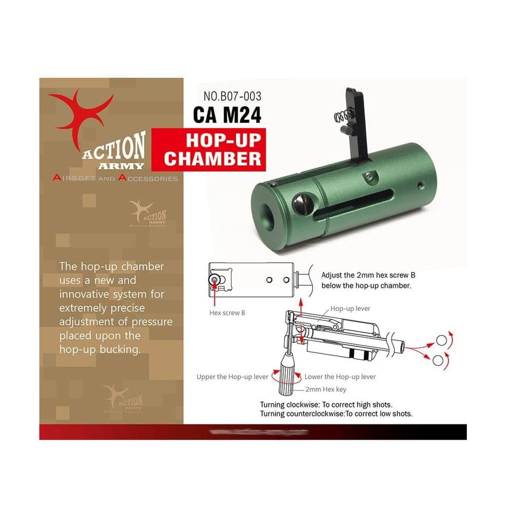 Action Army CA M24 LTR Hop Up Unit Chamber