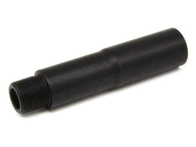 AirsoftPro Metal External Barrel Extension 68 mm Black 14mm CCW