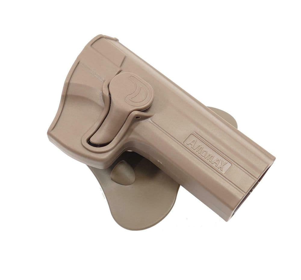 Amomax Retention Holster CZ SP-01 Series FDE R/H