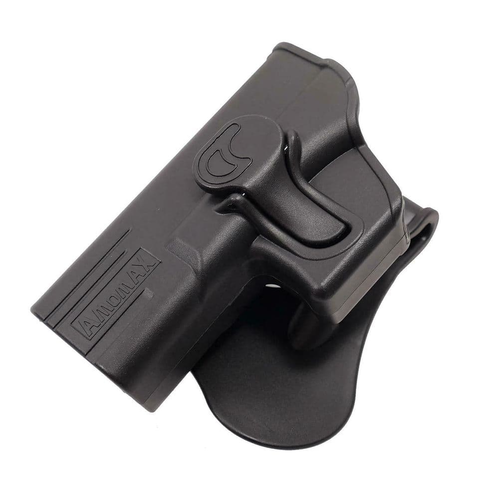 Amomax Retention Holster G-19/23/32 Black L/H Left Handed