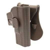 Amomax Retention Holster G-19/23/32 FDE R/H
