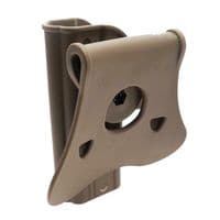 Amomax Retention Holster G-19/23/32 FDE R/H