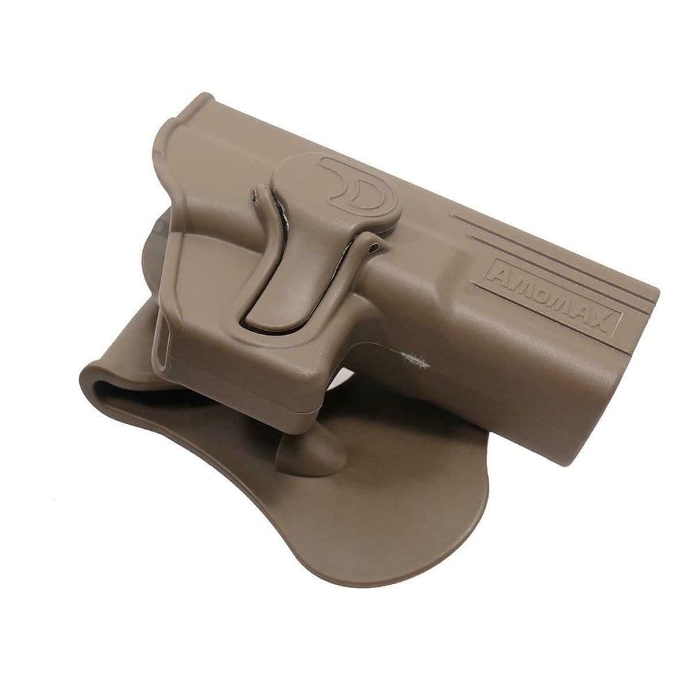 Amomax Retention Holster G-19/23/32 FDE R/H